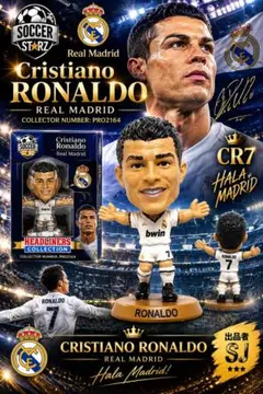 激レア【サッカースターズ】クリスティアーノ・ロナウド　レアル・マドリード　金台座 激レア【サッカースターズ】クリスティアーノ・ロナウド レアル