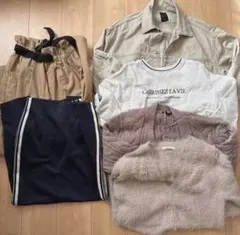 まとめ売り　冬物　6点セット　アウター　パンツ　ニット　トレーナー