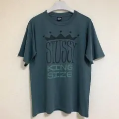 80s 前期 STUSSY USA製 黒タグ KING SIZE Tシャツ L