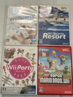 ⭐️24時間以内発送⭐️ Wiiソフトまとめ売り　4本セット　スポーツ　パーティ