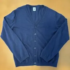 PETIT BATEAU ネイビー カーディガン 140cm