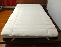 眠りのプロショップサワダ ビラベック リネン麻付羊毛敷ふとん　セミダブル