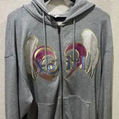 HEART AND WING X-girl スウェットフーディ パーカー Sのサムネイル