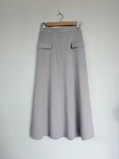 新品タグ付✨エブール サマーウール コットン フレアスカート さらさら