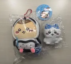 ちいかわ水族館　くりまんじゅう　ちいかわ　お座りぬいぐるみ　ハチワレ