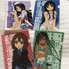 けいおん！　3Dクリアファイル　平沢唯　秋山澪　中野梓　クリアファイル