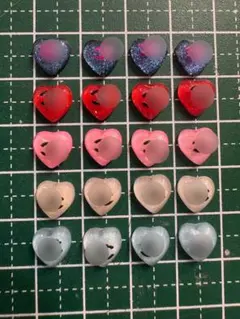 ハート型CCラメネイルパーツセット