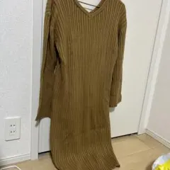 ニットワンピ