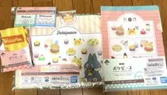 ポケピース　一番くじ　5点セット　キーホルダー　タオル　ランチョンマット