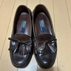 た*ー様 ポロラルフローレンタッセルレザーローファーブラウンRalphLaureのサムネイル