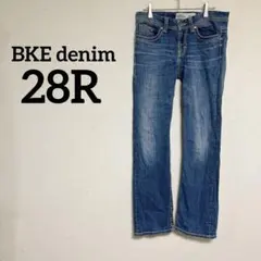 美品❣️BKE denim 【28R】ストレートデニム ジーンズ ダメージ