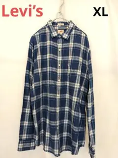 美品 リーバイス Levi's 長袖シャツ チェック柄 XL