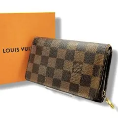 LOUIS VUITTON✨ヴィトン　財布　ポルトモネビエ トレゾール　ダミエ