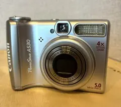 キャノン パワーショット A550 デジカメ コンデジ レトロ 動画 単三