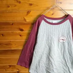 Ｘ-LARGE　エクストララージ　長袖Tシャツ　ロンT　M　ラグラン袖　古着