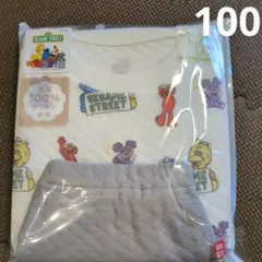 UNIQLO　キルトパジャマ（長袖）セサミストリート　100