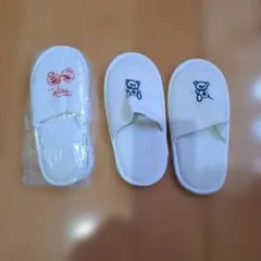 子供用使い捨てスリッパ　二足組
