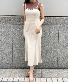 リリアンカラット ビスチェデザインキャミワンピース