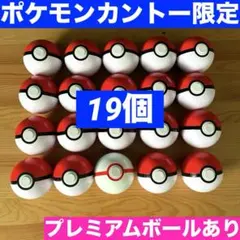 ポケパークカントー モンスターボール プレミアムボール計13個 まとめ