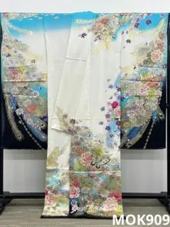 振袖 豪華 金駒 金彩 紋意匠 身丈165cm 撥水加工済 MO2872 - メルカリ