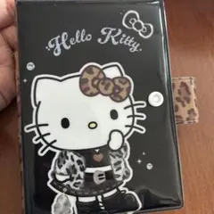 ハローキティ バインダー式シール帳ヒョウ柄