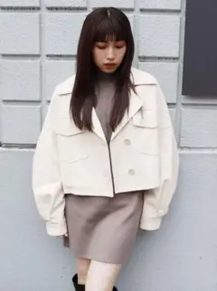 フェイクレザー レザージャケット