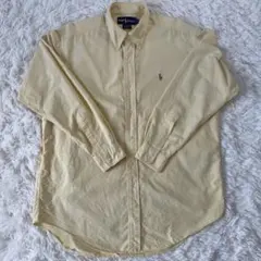 Ralph Lauren ラルフローレン スリムフィットシャツ イエロー