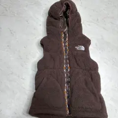 130㎝　ノースフェイス　キッズ　モコモコで可愛いボアダウンベスト