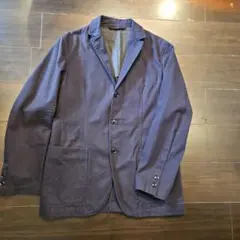 メンズコットンジャケット L ブラック