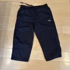 PUMA ブラック カーゴハーフパンツ S