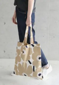 未使用 marimekko ピエニ ウニッコ トートバッグ ベージュ