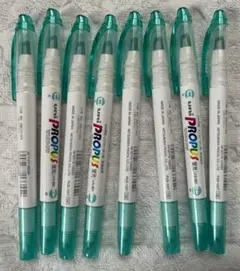 [匿名配送]三菱鉛筆 蛍光ペン プロパスウインドウ ソフトカラー アクア 8本