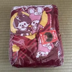 新品　モンチッチブランケット　赤　タイトー限定