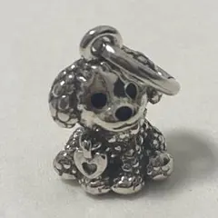 Pandora プードル　子犬　シルバー　チャーム　パンドラ