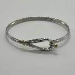 ティファニー TIFFANY&CO フックアンドアイ バングル コンビ 希少