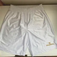 DIADORA ハーフパンツ ホワイト サッカーのサムネイル