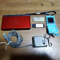 Nintendo DS Lite レッド 本体とソフト、付属品