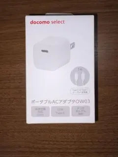 ポータブルACアダプタ OW03 Type-C 20W