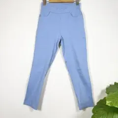 TRUBE ストレッチパンツ 楽ちん ウエストゴム 水色