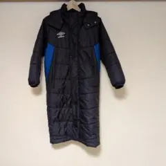 umbro ベンチコート（140cm） 黒/青 フード付き