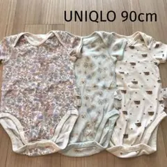 UNIQLO 半袖ボディスーツ 3枚セット