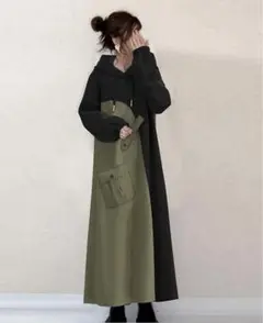 フード付きワンピース