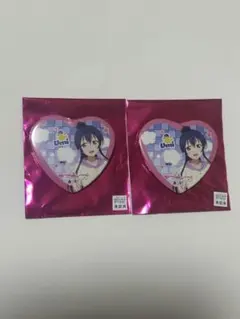 ラブライブ！ ハート型缶バッジ 園田海未 - メルカリ