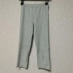ユニクロ　140　キッズスパッツ グレー ブラック 2点セット