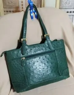 美品 オーストリッチ 2WAY ショルダーバッグ ハンドバッグ 緑 グリーン Amazon.co.jp: オーストリッチ 2WAY ショルダーバッグ ハンドバッグ 緑