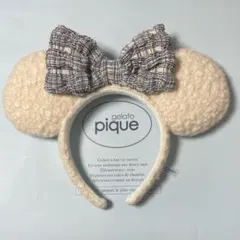 ディズニー ミニー ボア カチューシャ ブルー