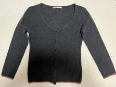 ☆*)様 NICECLAUP ナイスクラップ　ニットカーディガン　ダークグレー