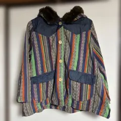 チャイハネ　アミナ　yul ボアフード付きアウター