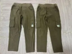 双子　パンツ カーキ色 110サイズ