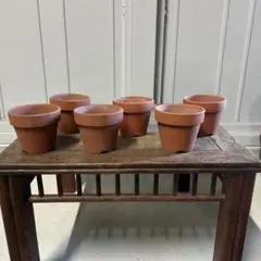 素焼き 盆栽鉢 6個セット 植木鉢
